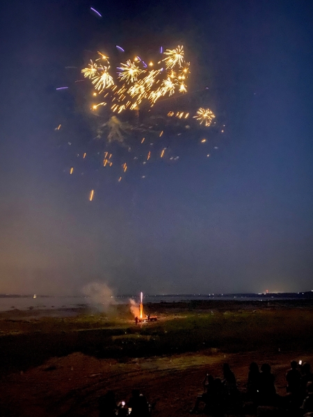 Feux d'artifice le 24 juin: crdit photo Caroline Tremblay